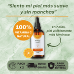 2 Sérums Bioaqua™  Vitamina C de 100 ML