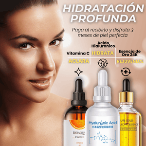 Combo Hidratación Intensiva Bioaqua 24K